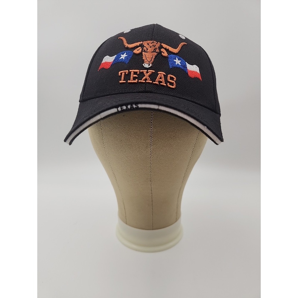 Brand New Black Texas‎ Baseball Cap – Embroidered Logo, Adjustable Fit